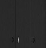 71" Black Manufactured Wood Two Drawer Combo Dresser - Homeroots - Flyclothing LLC