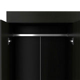 47" Black Three Drawer Combo Dresser - Homeroots