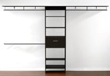 118" Black Manufactured Wood Organizer - Homeroots - Flyclothing LLC