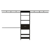 118" Black Manufactured Wood Organizer