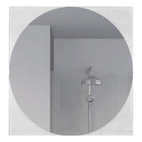 24" Clear Square Framed Bathroom Over Vanity Mirror - Homeroots