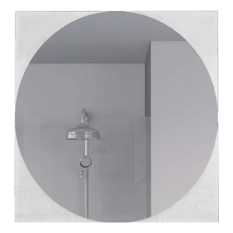 24" Clear Square Framed Bathroom Over Vanity Mirror - Homeroots - Flyclothing LLC