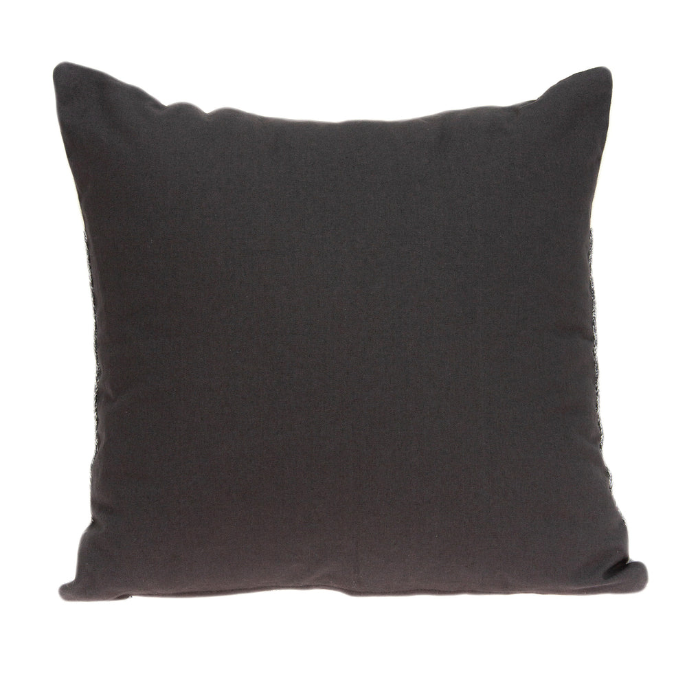 20" Gray Cotton Throw Pillow - Homeroots - Flyclothing LLC