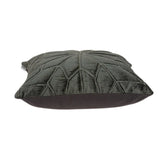 20" Gray Cotton Blend Throw Pillow - Homeroots