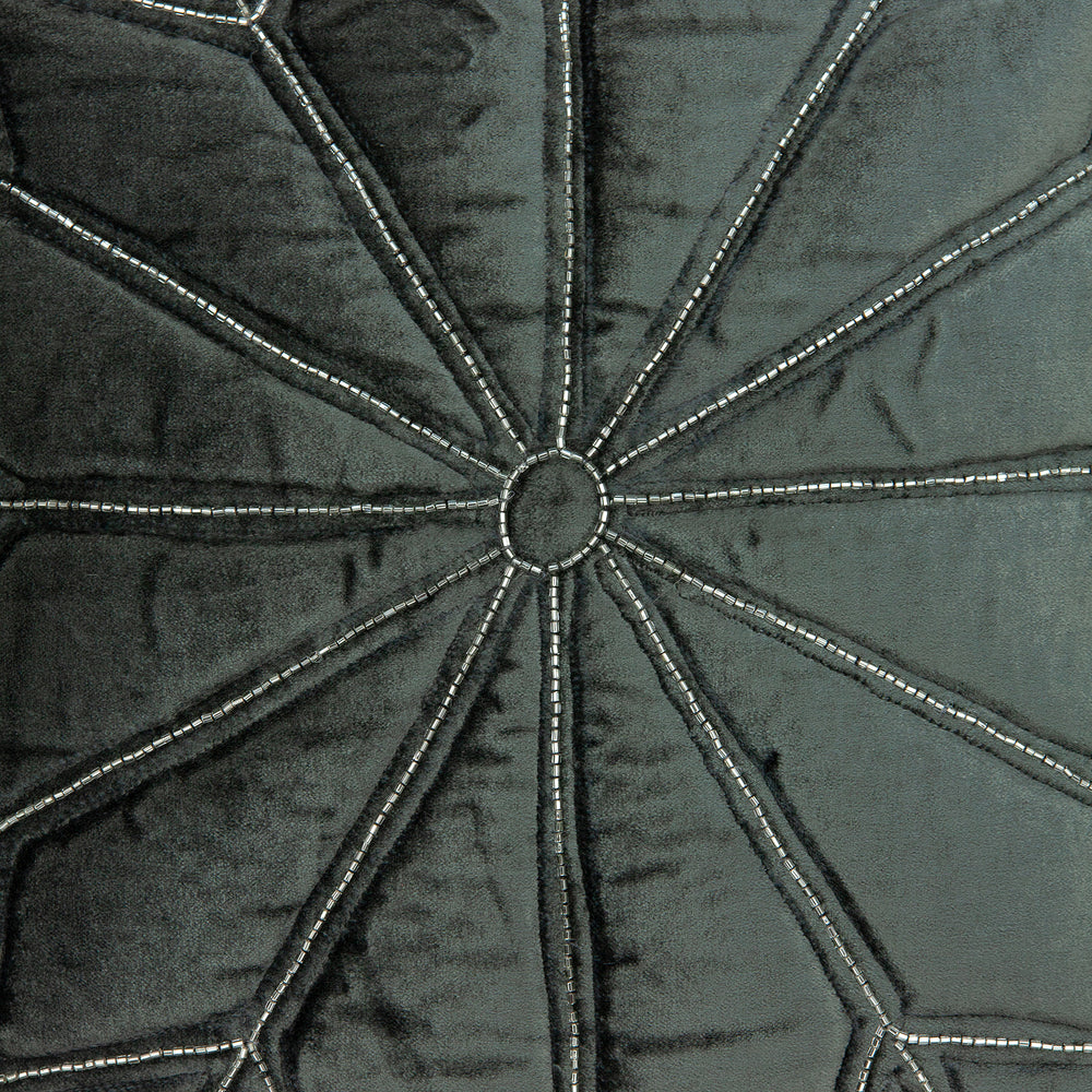 20" Gray Cotton Blend Throw Pillow - Homeroots - Flyclothing LLC