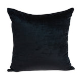 22" Black Cotton Blend Throw Pillow - Homeroots - Flyclothing LLC