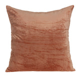 22" Orange Cotton Blend Throw Pillow - Homeroots