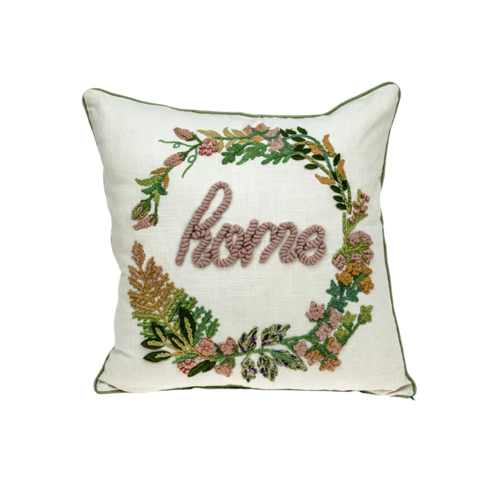 18" Beige Cotton Throw Pillow - Homeroots - Flyclothing LLC
