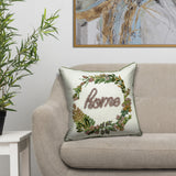 18" Beige Cotton Throw Pillow - Homeroots - Flyclothing LLC
