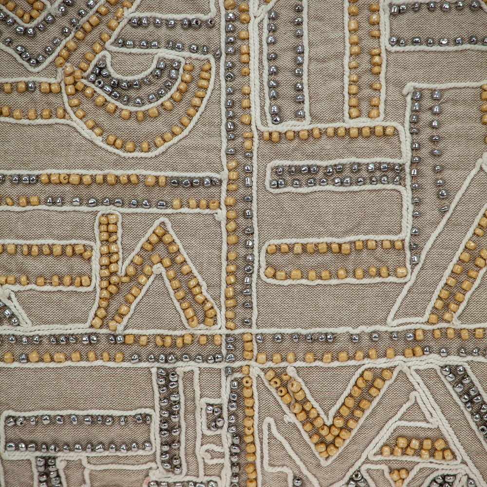 14" X 20" Beige Cotton Throw Pillow - Homeroots - Flyclothing LLC