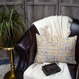14" X 20" Beige Cotton Throw Pillow - Homeroots - Flyclothing LLC