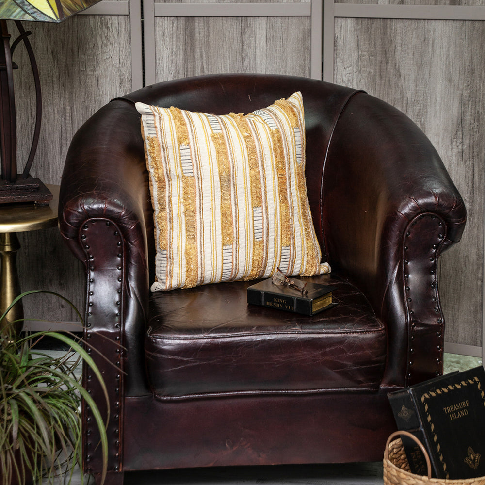 18" Beige Cotton Throw Pillow - Homeroots - Flyclothing LLC