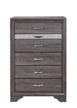 35" Grey Manufactured Wood Six Drawer Chest - Homeroots - Flyclothing LLC