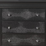 58" Metallic Grey Solid Wood Six Drawer Double Dresser - Homeroots