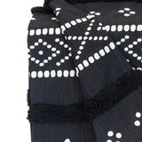 Blue and White Woven Cotton Striped Throw Blanket - Homeroots - Flyclothing LLC