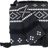 Blue and White Woven Cotton Striped Throw Blanket - Homeroots - Flyclothing LLC
