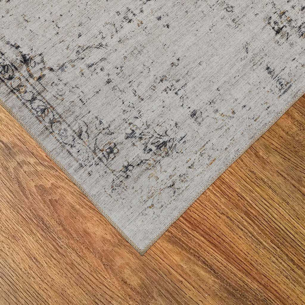 5' X 8' Beige Oriental Distressed Stain Resistant Area Rug - Homeroots - Flyclothing LLC