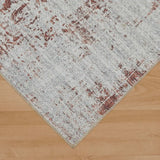 5' X 8' Rust Oriental Distressed Stain Resistant Area Rug - Homeroots - Flyclothing LLC