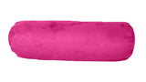 8" X 20" Fuchsia Bolster Microsuede Zippered Pillow - Homeroots