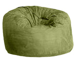 47" Green Microsuede Classic Bean Bag - HomeRoots - Flyclothing LLC