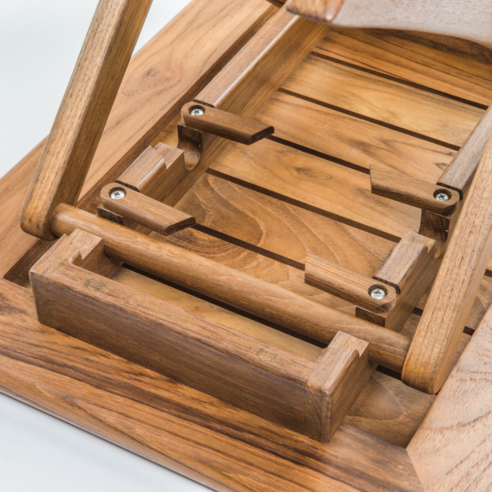 18" Brown Solid Wood Rectangular End Table - Homeroots - Flyclothing LLC