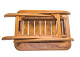 18" Brown Solid Wood Rectangular End Table - Homeroots - Flyclothing LLC