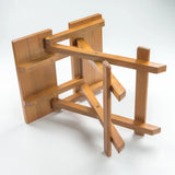 12" Brown Solid Wood Square End Table - Homeroots - Flyclothing LLC