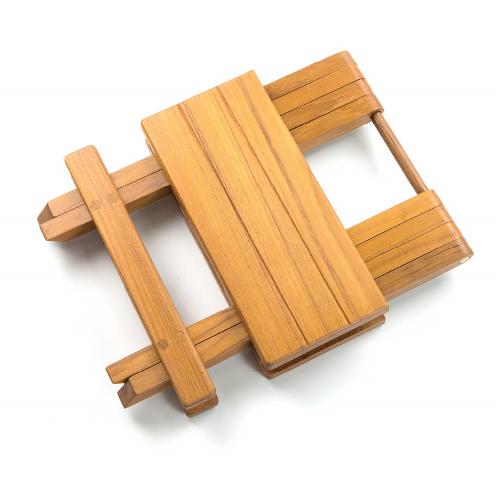 12" Brown Solid Wood Square End Table - Homeroots - Flyclothing LLC