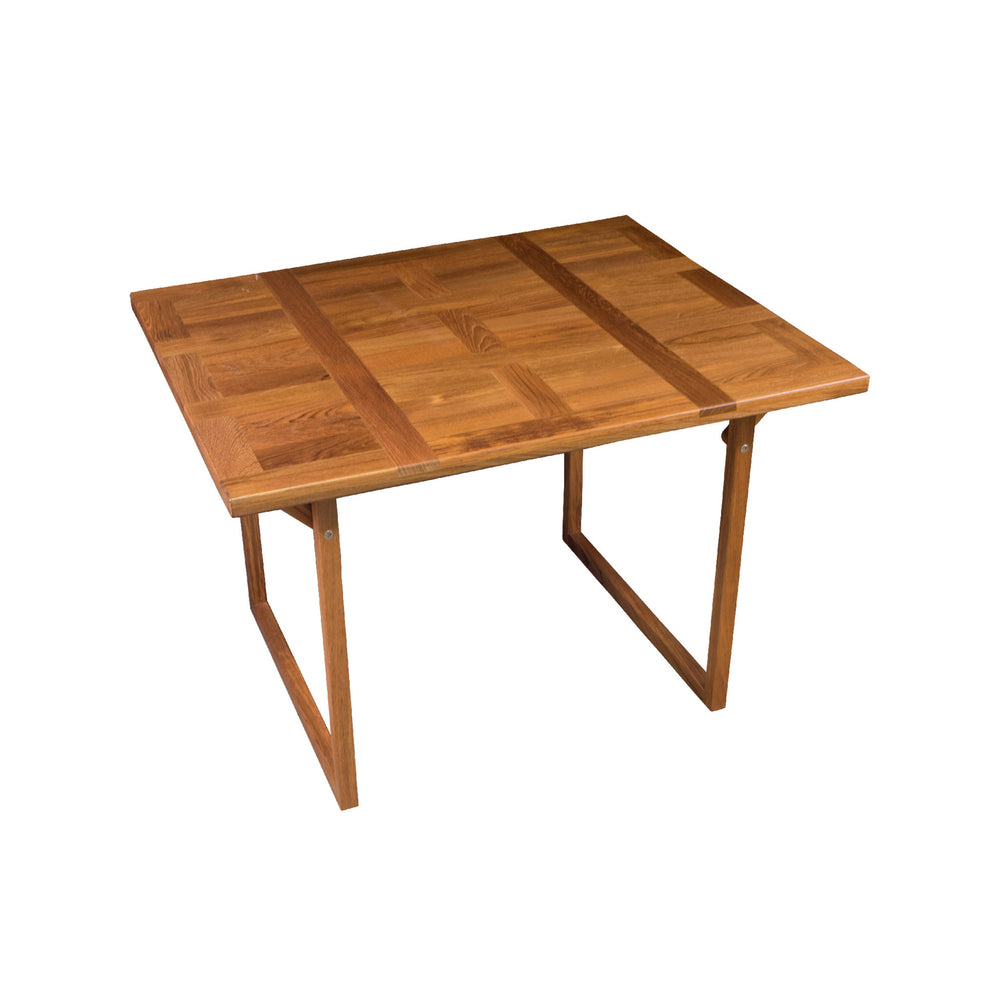45" Brown Solid Wood Folding Outdoor Side Table - Homeroots - Flyclothing LLC
