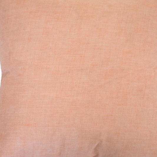 17" X 17" Coral And White Damask Zippered Polyester Throw Pillow With Tassels - Homeroots