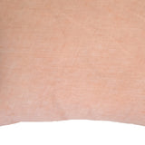 13" X 20" Coral Geometric Zippered Polyester Throw Pillow With Tassels