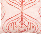 17" X 17" Coral Damask Zippered Polyester Throw Pillow With Tassels - Homeroots - Flyclothing LLC