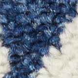 10' X 13' Ivory And Navy Floral Non Skid Indoor Outdoor Area Rug - Homeroots - Flyclothing LLC