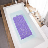 35" Purple Spa Pebbles Non Slip Bathtub Mat - Homeroots - Flyclothing LLC