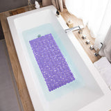 35" Purple Spa Pebbles Non Slip Bathtub Mat - Homeroots - Flyclothing LLC