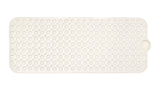40" Ivory Beige Bubbles Non Slip Bath Mat - Homeroots - Flyclothing LLC