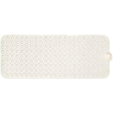 40" Ivory Beige Bubbles Non Slip Bath Mat - Homeroots