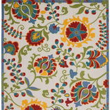12' X 15' Ivory Toile Non Skid Indoor Outdoor Area Rug - Homeroots - Flyclothing LLC