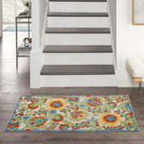 3' X 4' Ivory Toile Non Skid Indoor Outdoor Area Rug - Homeroots - Flyclothing LLC