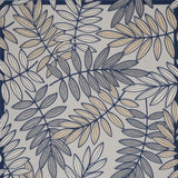 9' X 12' Ivory And Navy Floral Non Skid Indoor Outdoor Area Rug - Homeroots - Flyclothing LLC