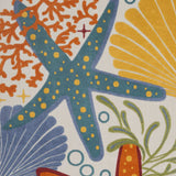 12' X 15' Orange Blue And Yellow Animal Print Non Skid Indoor Outdoor Area Rug - Homeroots - Flyclothing LLC