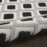 2' X 10' Black And White Gingham Non Skid Indoor Outdoor Runner Rug - Homeroots - Flyclothing LLC