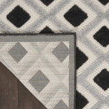 2' X 10' Black And White Gingham Non Skid Indoor Outdoor Runner Rug - Homeroots - Flyclothing LLC