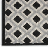 2' X 12' Black And White Gingham Non Skid Indoor Outdoor Runner Rug - Homeroots - Flyclothing LLC
