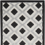 2' X 12' Black And White Gingham Non Skid Indoor Outdoor Runner Rug - Homeroots - Flyclothing LLC