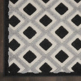 3' X 4' Black And White Gingham Non Skid Indoor Outdoor Area Rug - Homeroots - Flyclothing LLC
