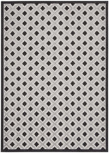 10' X 13' Black And White Gingham Non Skid Indoor Outdoor Area Rug - Homeroots - Flyclothing LLC