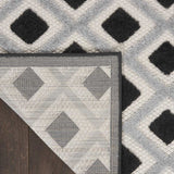 10' X 13' Black And White Gingham Non Skid Indoor Outdoor Area Rug - Homeroots - Flyclothing LLC