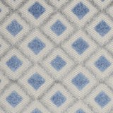 3' X 4' Blue And Grey Gingham Non Skid Indoor Outdoor Area Rug - Homeroots - Flyclothing LLC