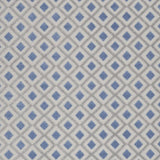 9' X 12' Blue And Grey Gingham Non Skid Indoor Outdoor Area Rug - Homeroots - Flyclothing LLC